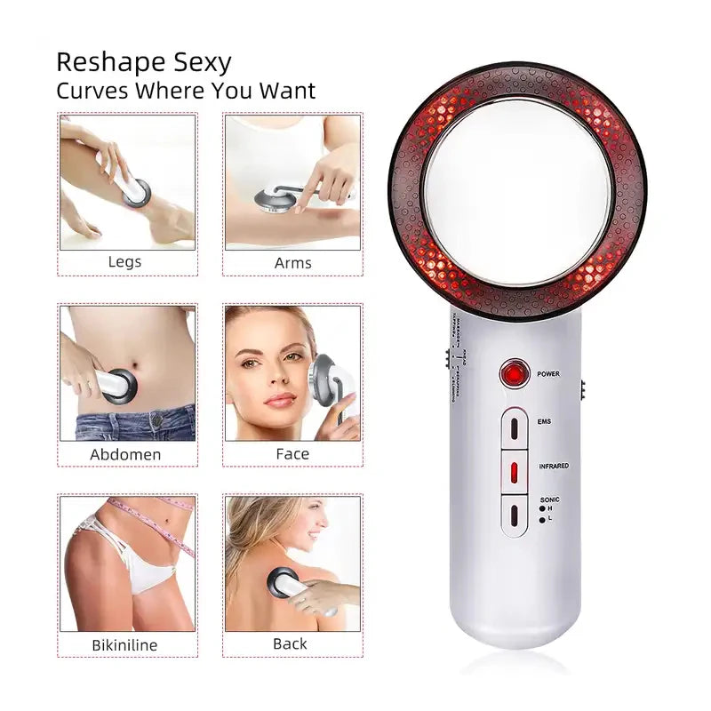 ShaxyMsc 3-in-1 Ultrasonic Body Sculpting Massager