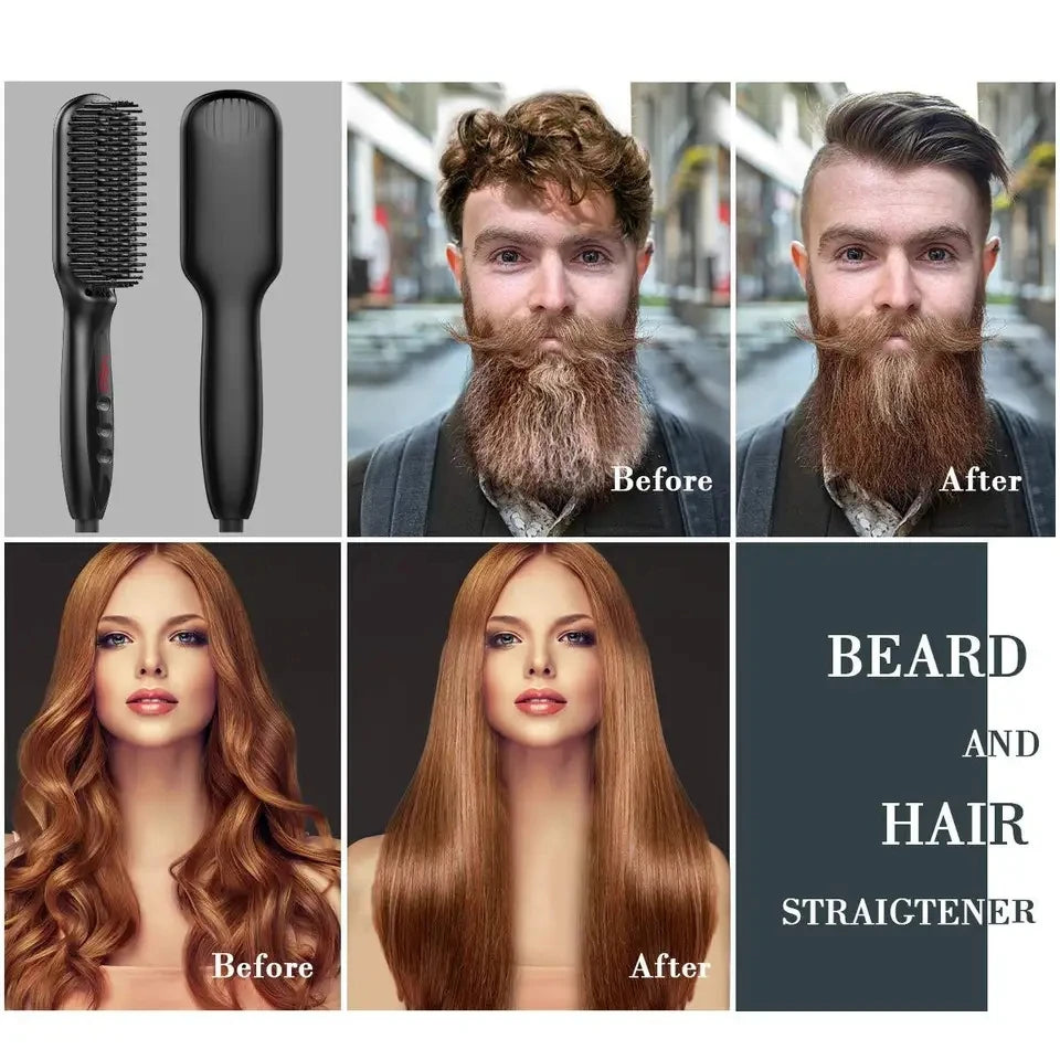 Ceramic Hair Straightening Brush