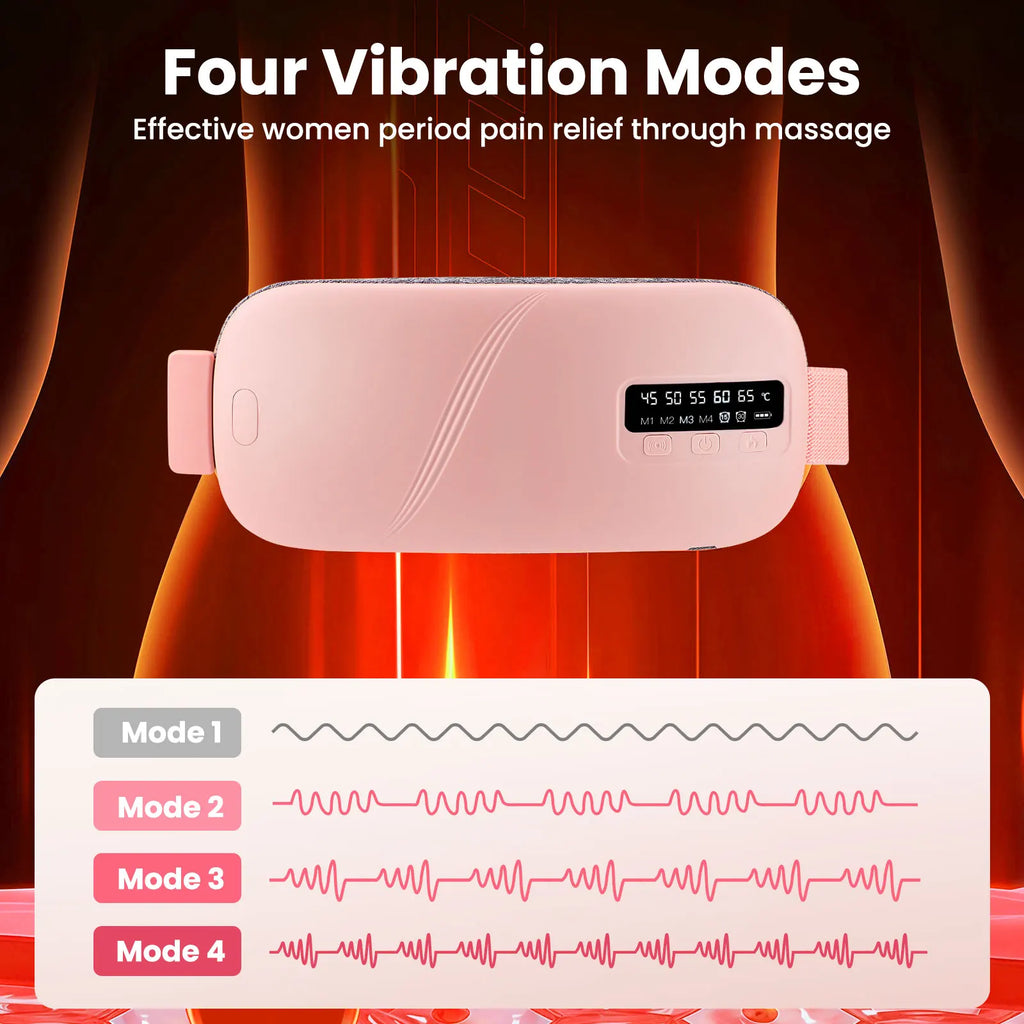 5-Mode Electric Heating & Vibration Waist Massage Belt