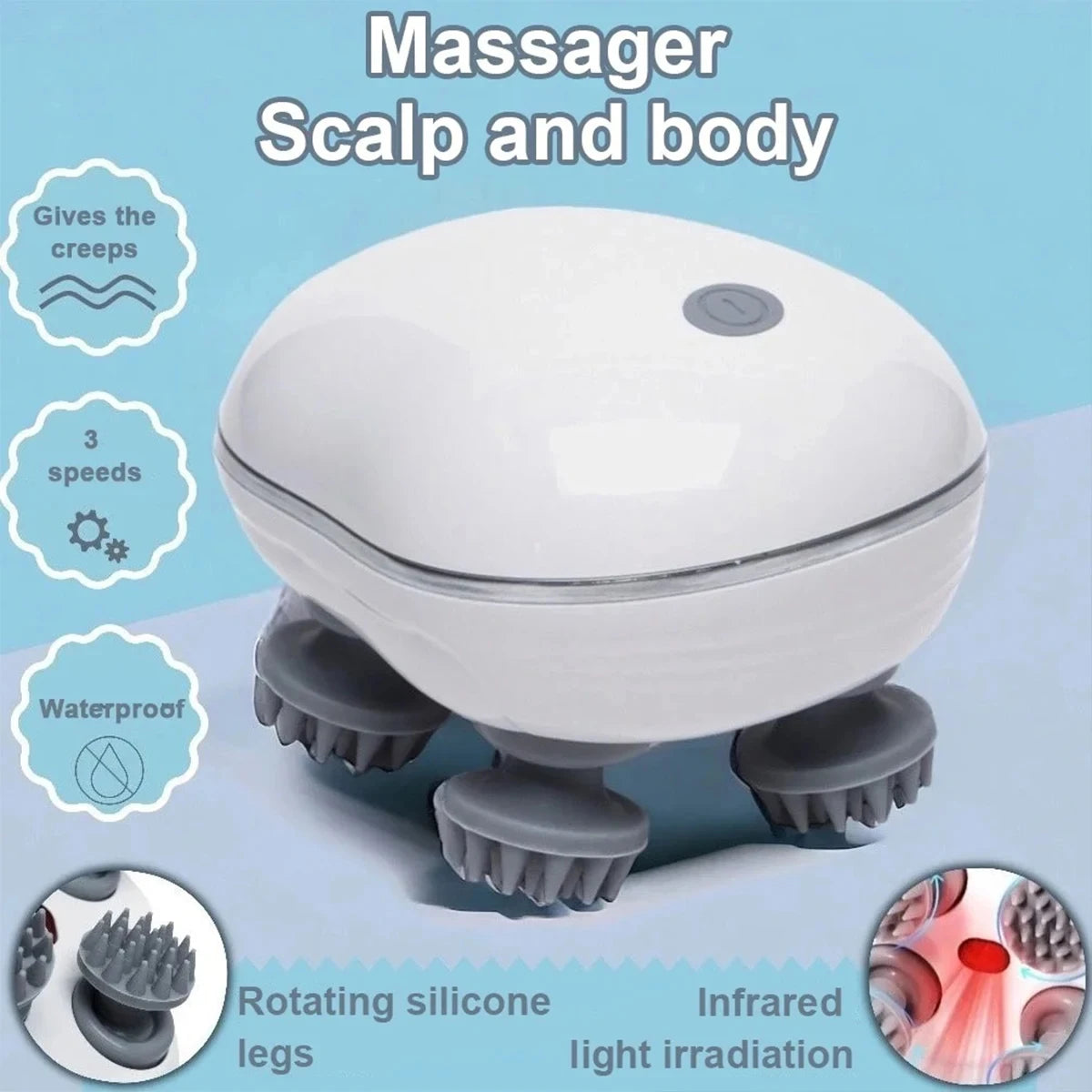 Head Scalp Massage Brush