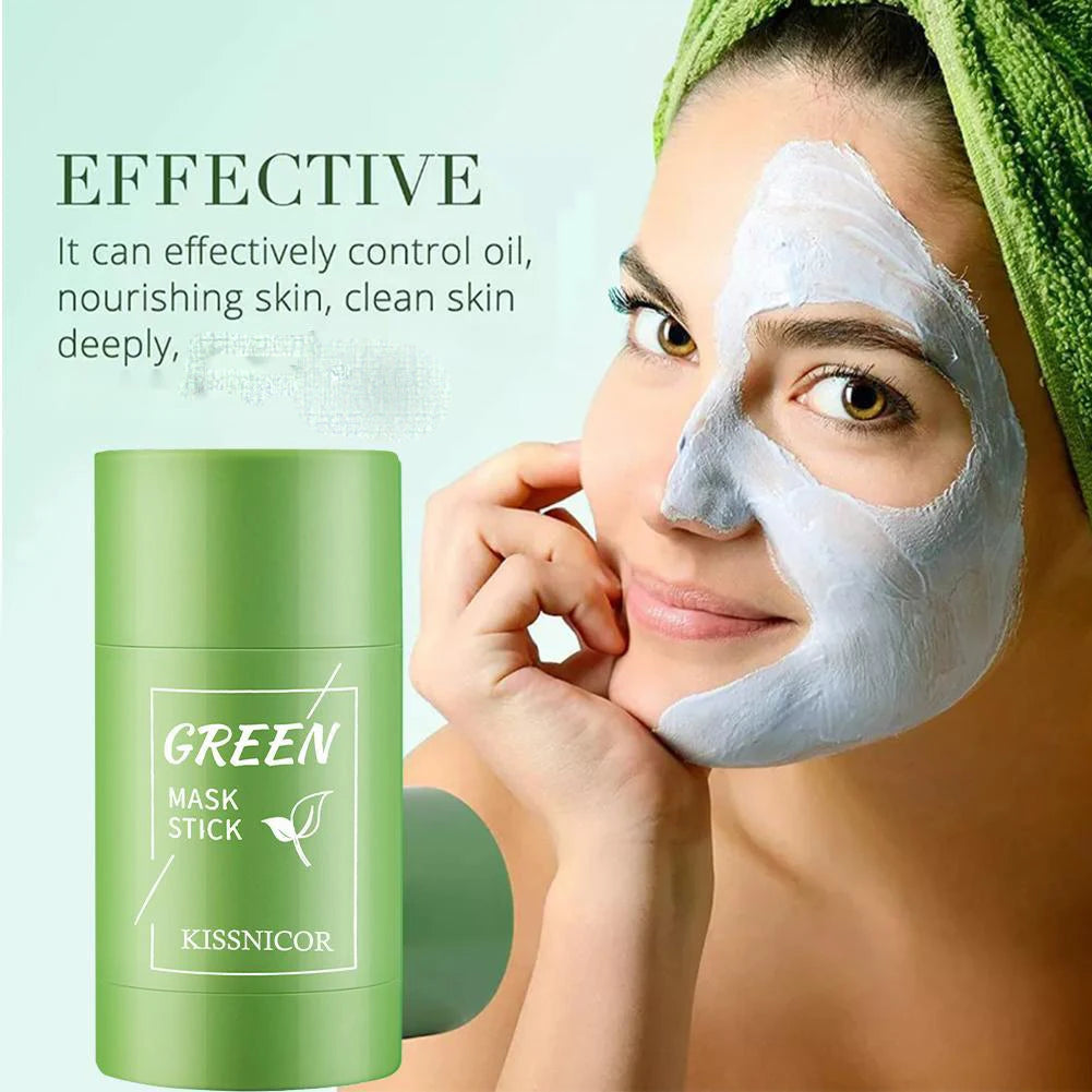EELHOE Green Tea Purifying Clay Mask Stick | Deep Pore Cleanser & Blackhead Remover