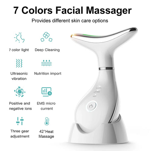 7-in-1 LED Face & Neck Beauty Device