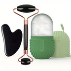 Cooling Gua Sha Facial Roller Set