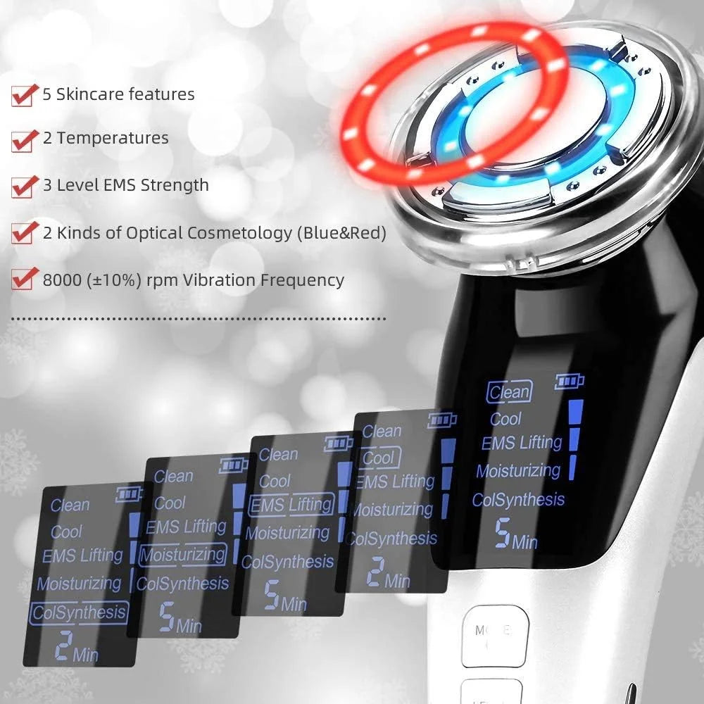5-in-1 EMS Facial Sculpting Device – Glow, Lift & Refresh Your Skin at Home