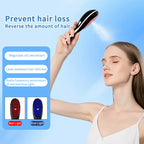 Electric Scalp Massage Comb with LED and Vibration – Helps Prevent Hair Loss, Stimulates Hair Growth and Evenly Atomises Hair Tonics