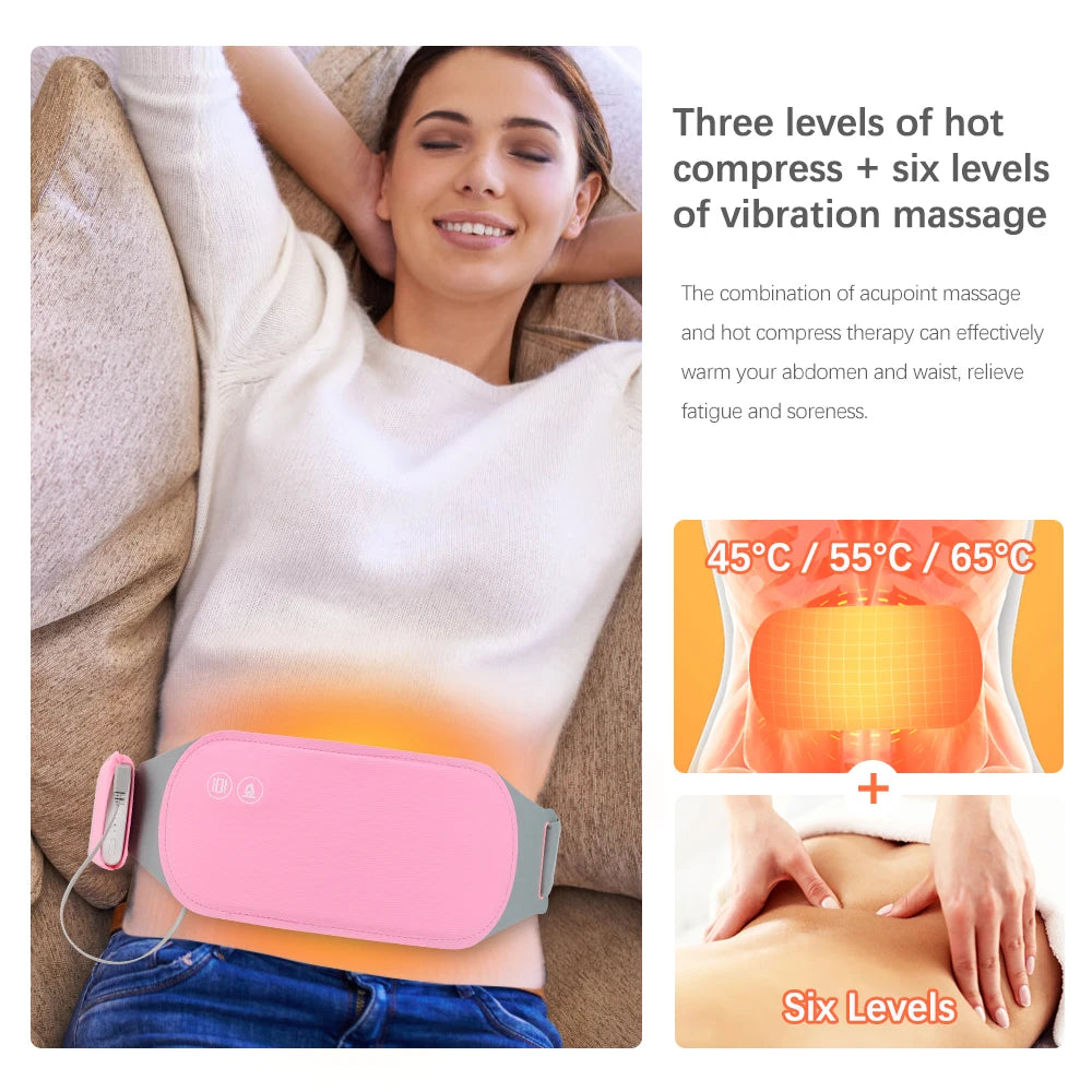 Heated Menstrual Cramp Relief Belt