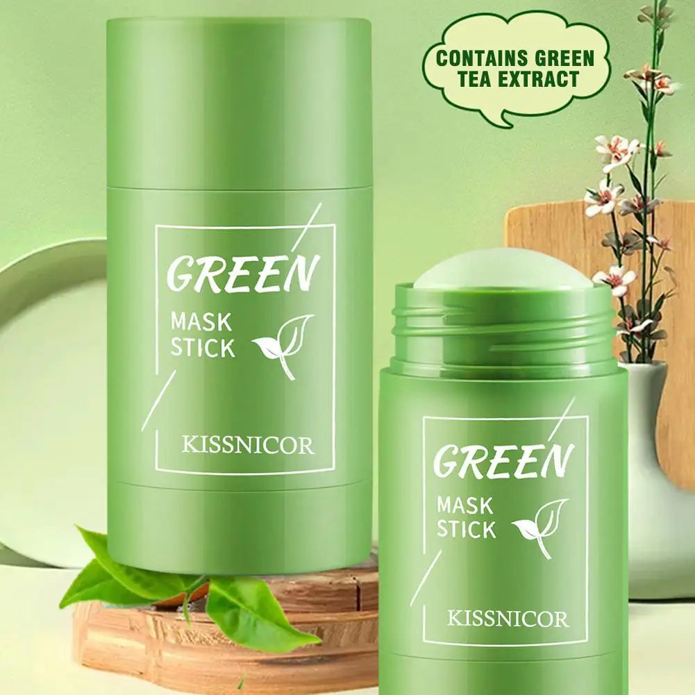 EELHOE Green Tea Purifying Clay Mask Stick | Deep Pore Cleanser & Blackhead Remover
