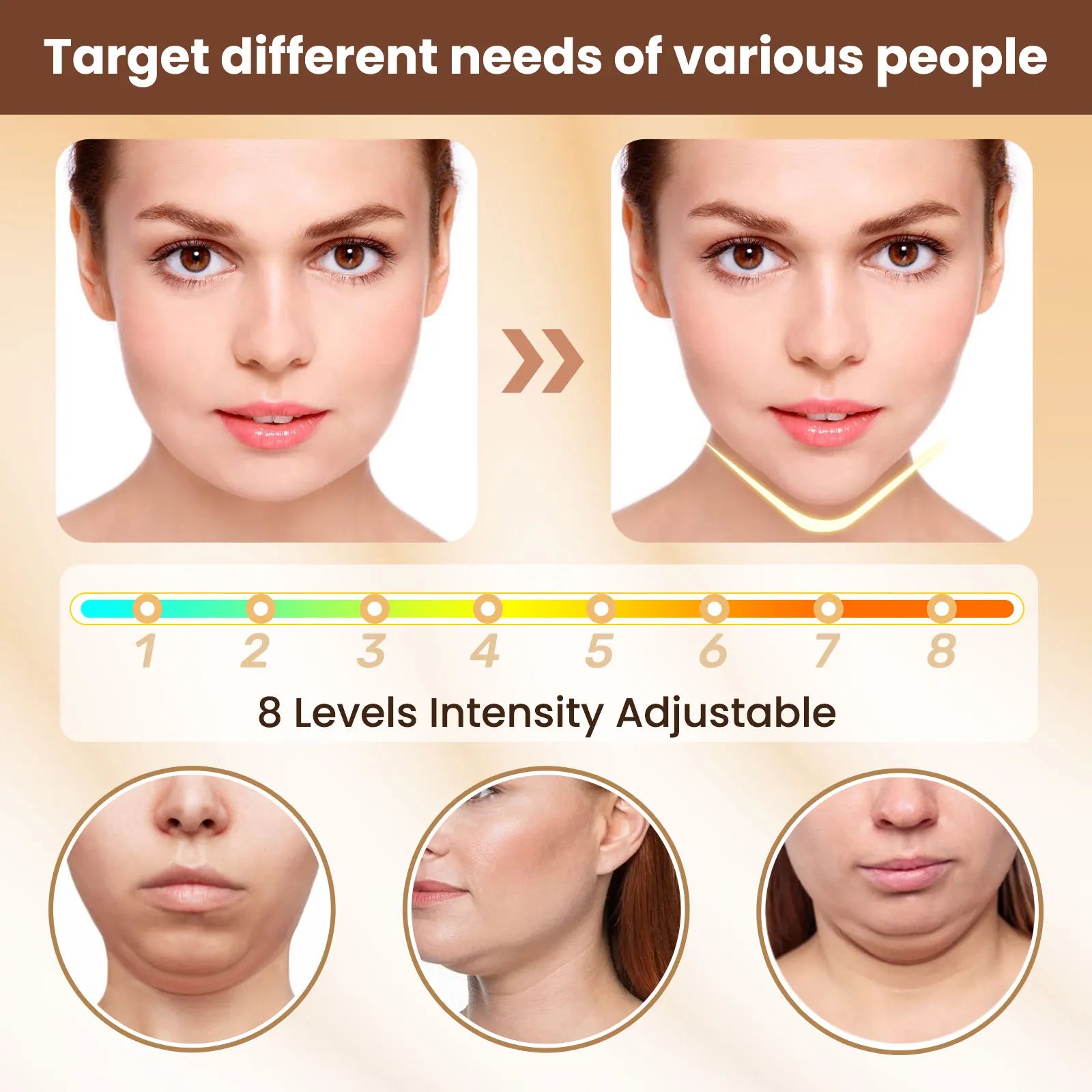 EMS V-Line Facial Sculpting Device