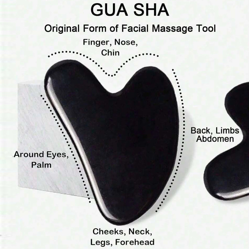 Cooling Gua Sha Facial Roller Set