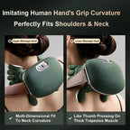 N7 Bionic Neck and Shoulder Massager with Kneading Function, 3 Intensity Levels
