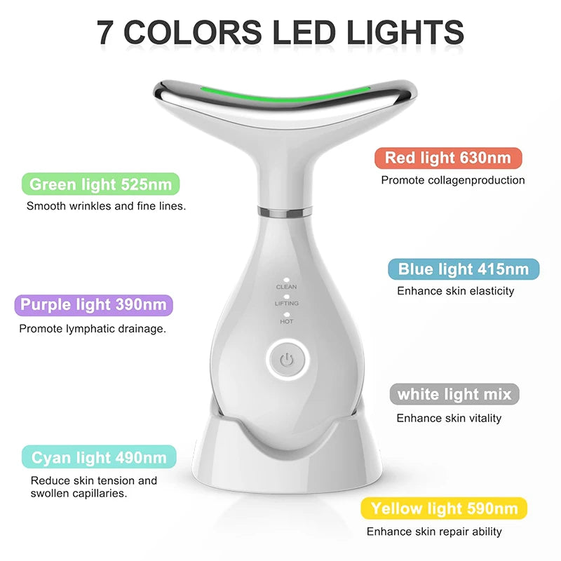 7-in-1 LED Face & Neck Beauty Device