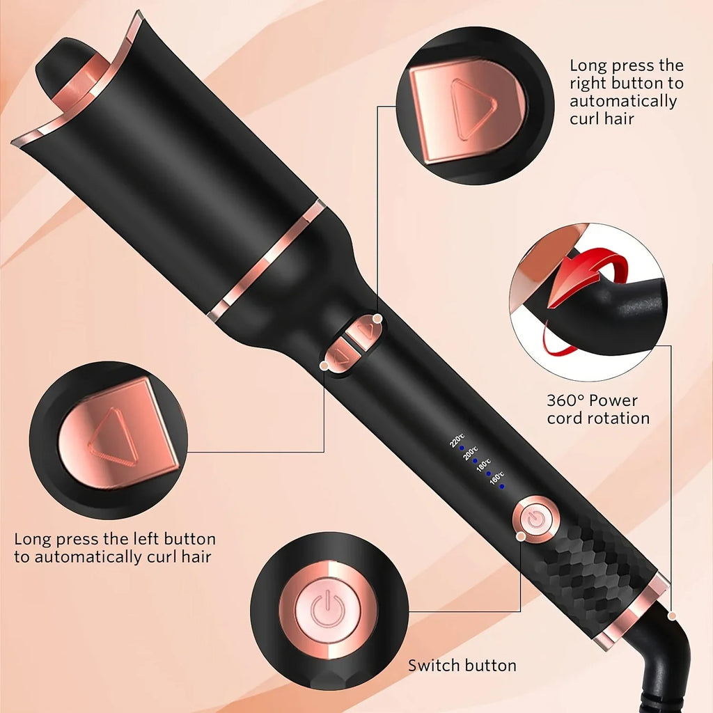 Automatic Ceramic Hair Curler – Effortless Salon Curls at Home