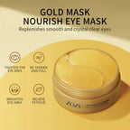 Avocado & 24K Gold Collagen Eye Masks – Hydrating Under Eye Patches for Dark Circles, Puffiness & Firm Skin